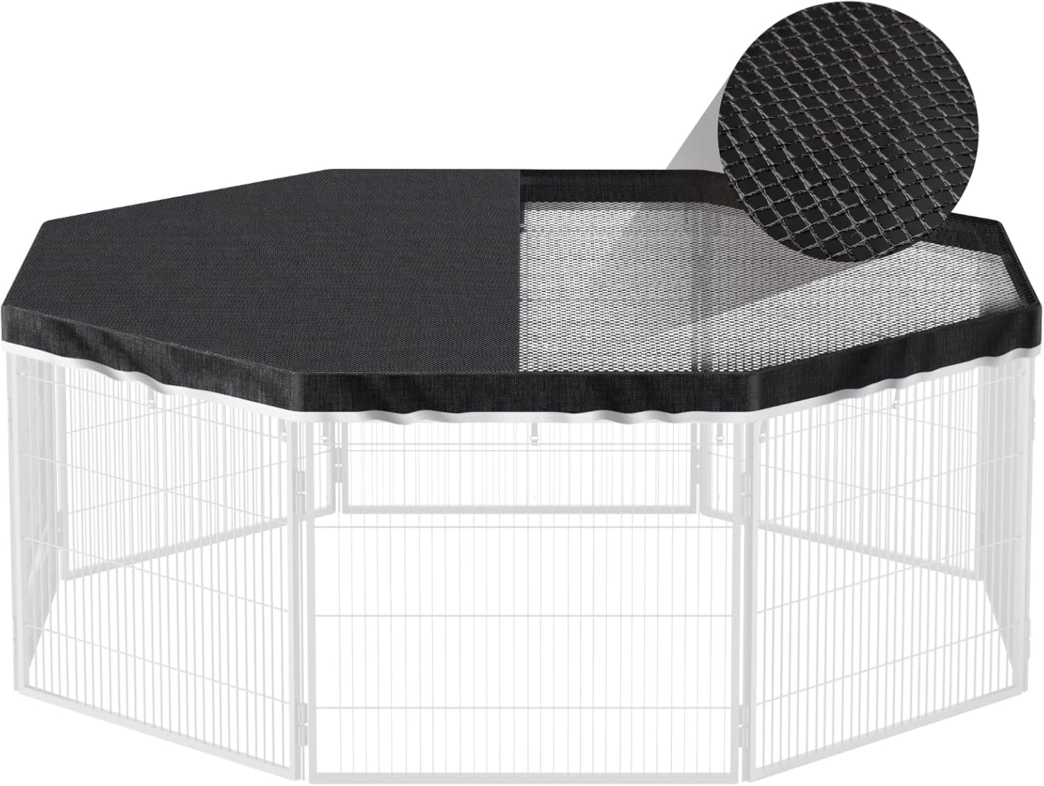 PJYuCien Dog Playpen Top Cover for 32 Inch Wide Playpens