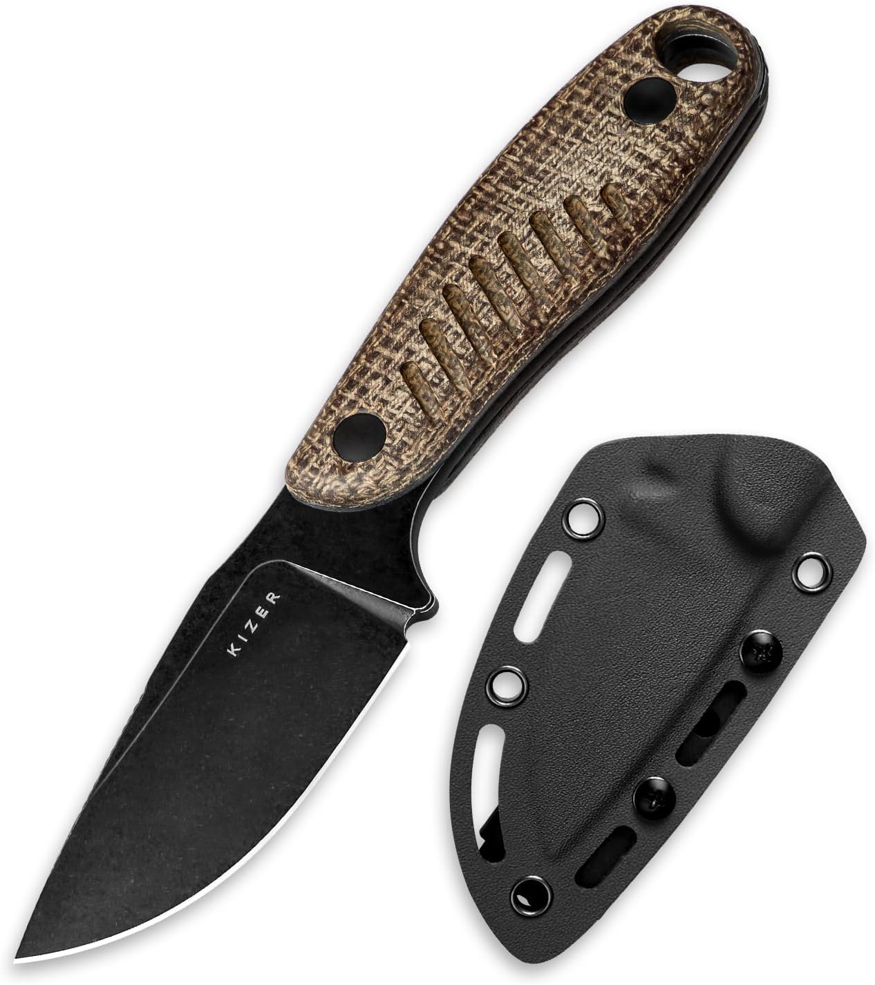 Kizer Hare Fixed Blade Knife: Compact EDC Hunting Tool