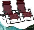 Goplus Zero Gravity Lounge Chairs Set of 2 - Comfortable Reclining