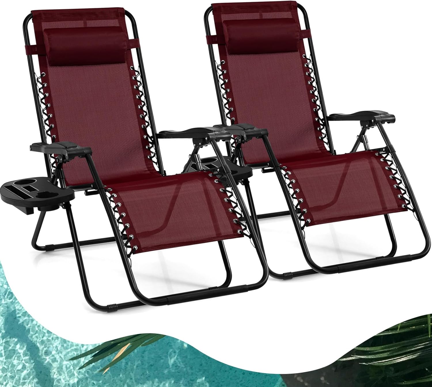 Goplus Zero Gravity Lounge Chairs for Ultimate Relaxation