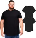 Big and Tall Men's Stretch T-Shirt - XL to 8XL Longer or Regular