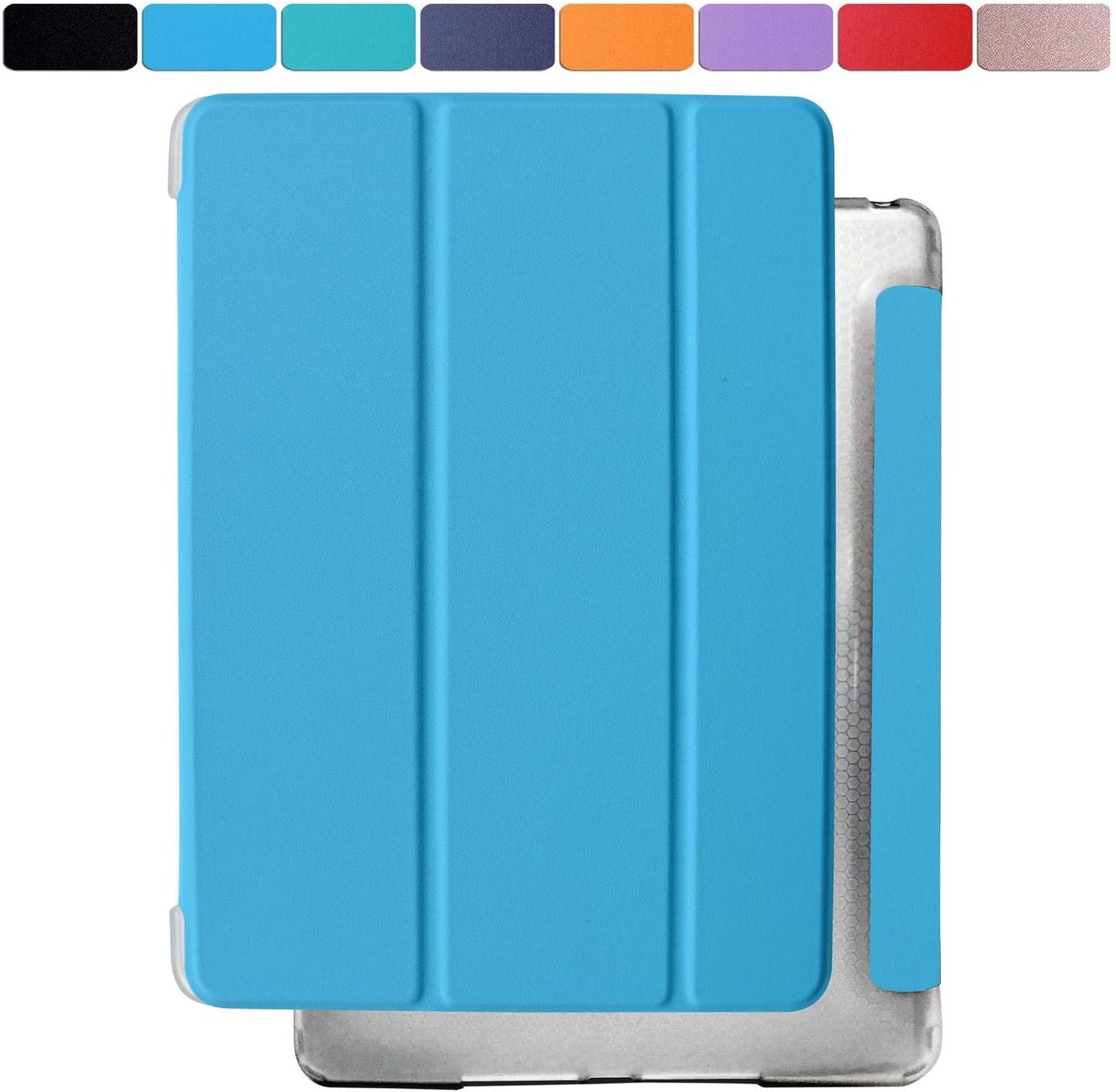DuraSafe iPad 9 8 7 Gen Case with Dual Angle Stand - Blue