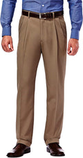Haggar Mens Hidden Expandable Waistband Classic Fit Pleated Pant help