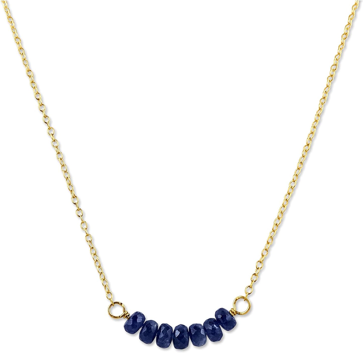 Personalized Birthstone Bar Necklace for Women and Girls