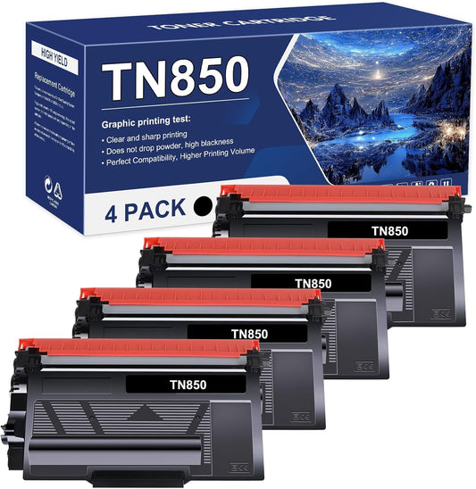 High Yield TN850 Toner Cartridge Replacement for Brother Printers
