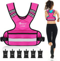 Weighted Vest for Women and Men - Adjustable 5-30lb with Reflective