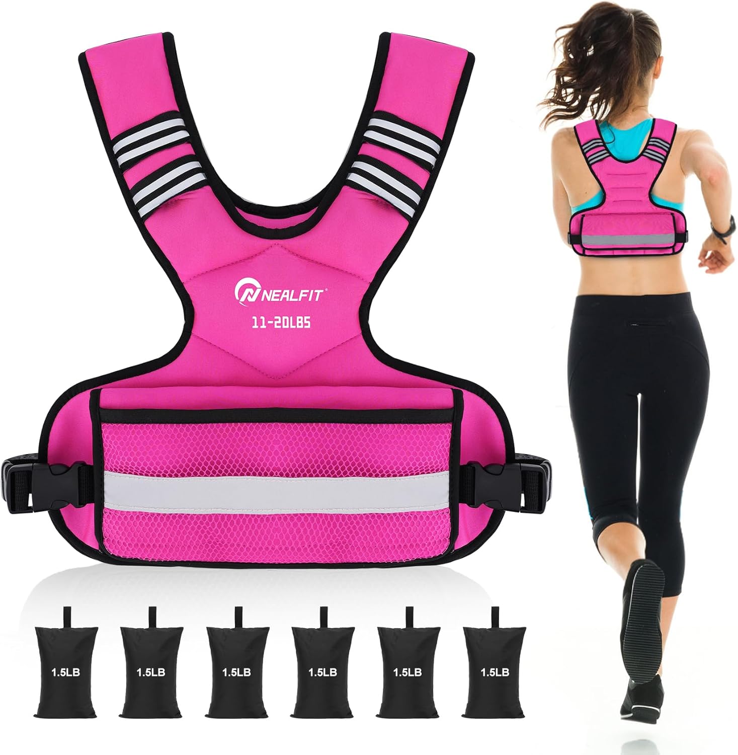 Adjustable Weighted Vest for Enhanced Workouts and Fitness