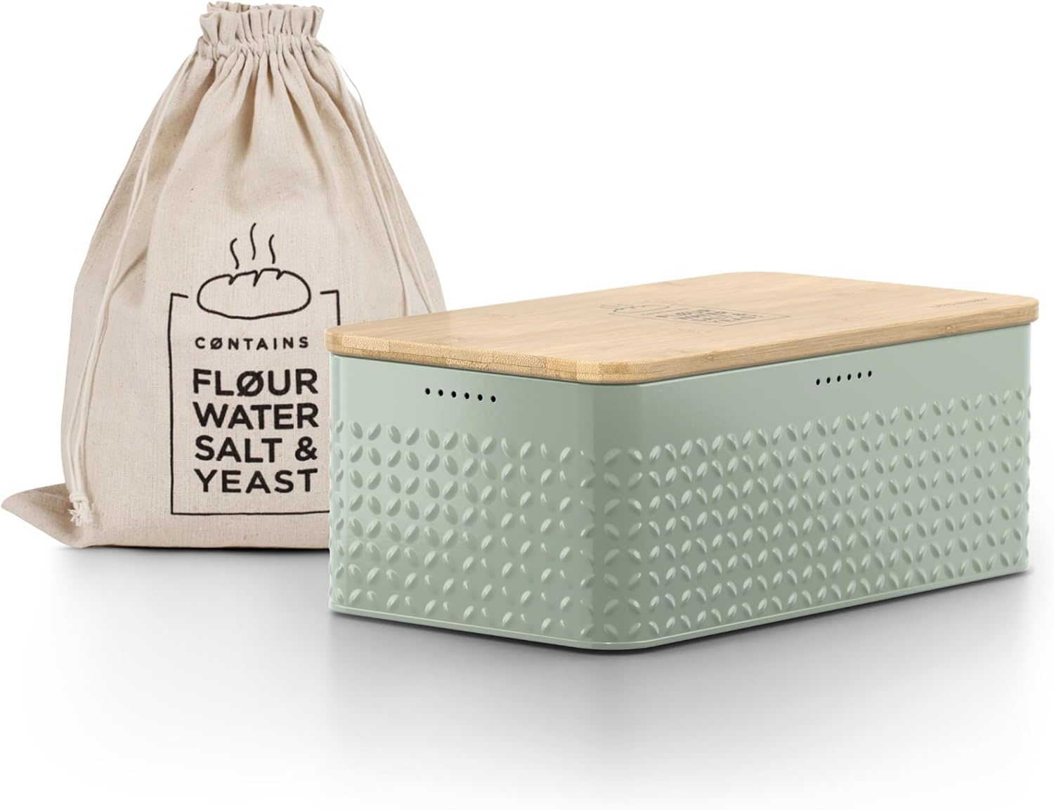 LARS NYSM Bread Box I Metal Box for Long Lasting Freshness