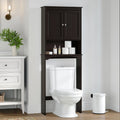 Over The Toilet Cabinet for Bathroom Storage - Space Saving Espresso