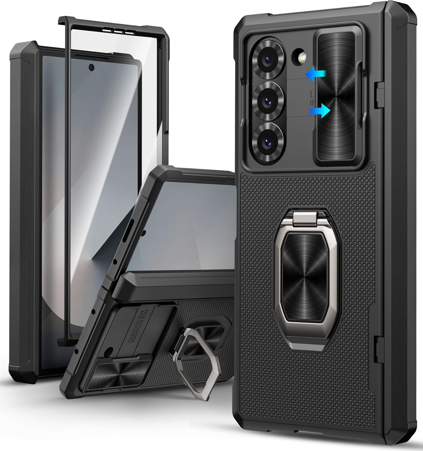 Samsung Galaxy Z Fold 6 Case with Kickstand & Military Protection