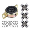 Drive Shaft Center Support Bearing & U-Joints Set Fit for Toyota