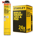 STANLEY Supercoat Spray Foam Insulation 24-Pack 27.1 oz - Covers Up