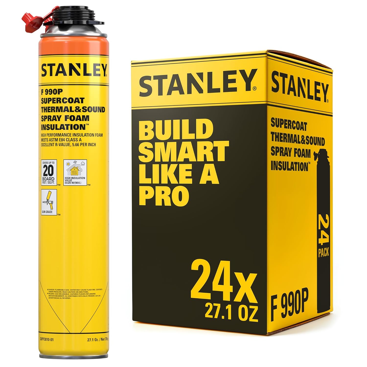 STANLEY F 990P Supercoat Spray Foam Insulation for All Needs