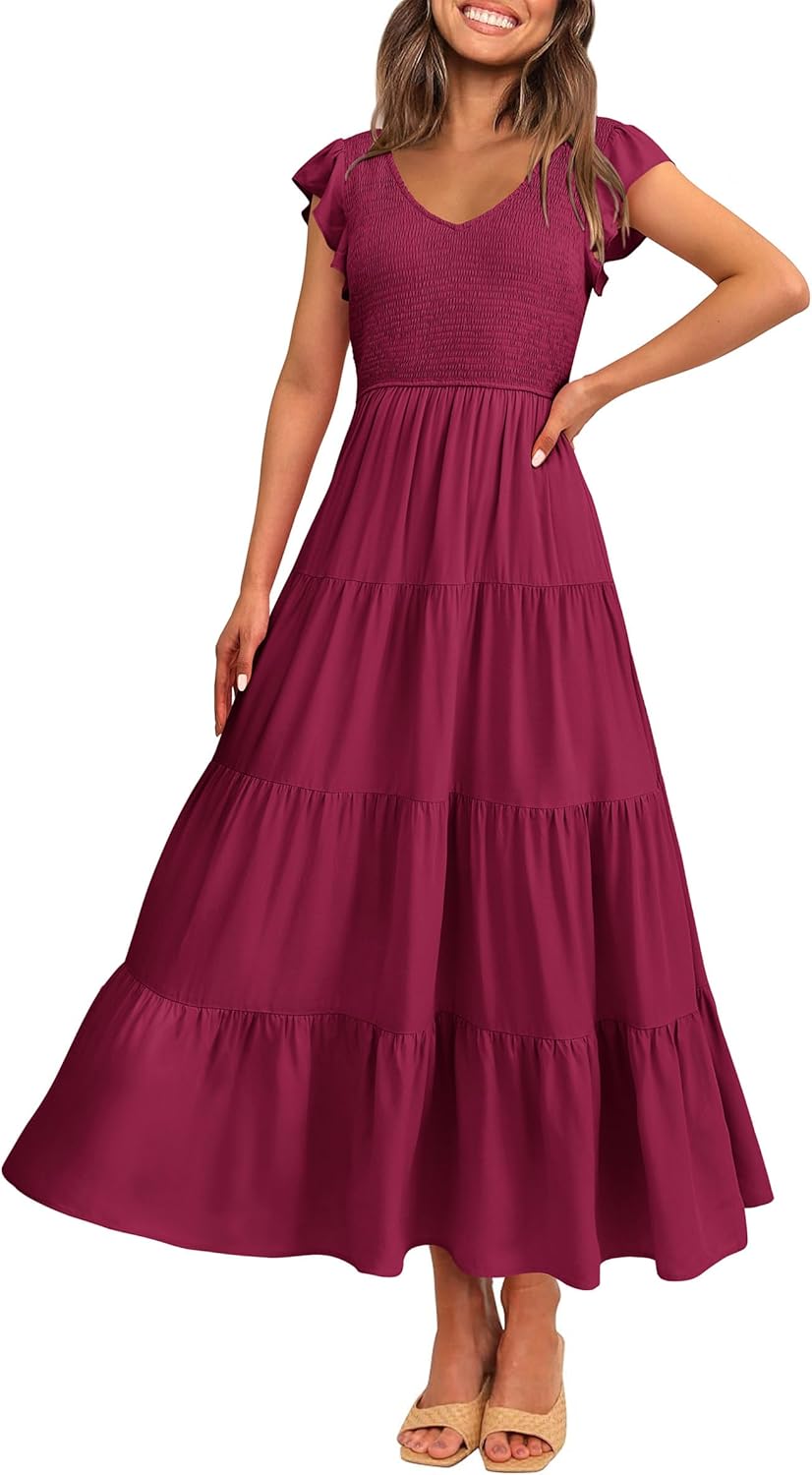 PRETTYGARDEN Women's Summer Flowy Maxi Dress for Every Occasion