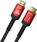 8K HDMI 2.1 Cable 50 ft - High Bandwidth Fiber Optic Cord