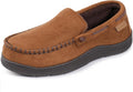 Zigzagger Men's Moccasin Slippers Memory Foam Loafer - Warm Comfort be