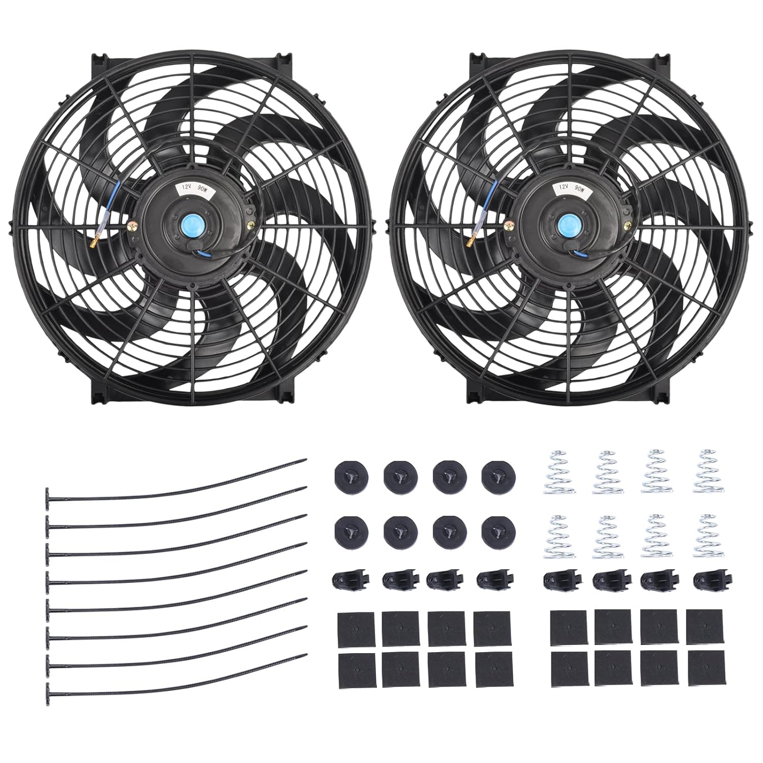 14 Inch Electric Radiator Cooling Fan Mounting Kit for Vehicles