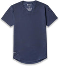 Drop-Cut V-Neck T-Shirt for Men - Soft Performance Fabric