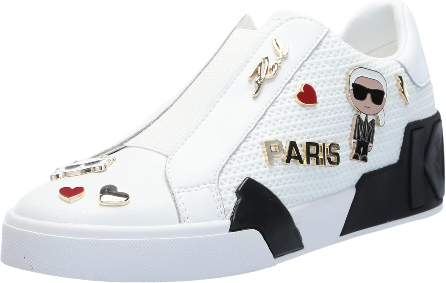 KARL LAGERFELD Women's Mavise Slip-on Sneakers for Chic Style