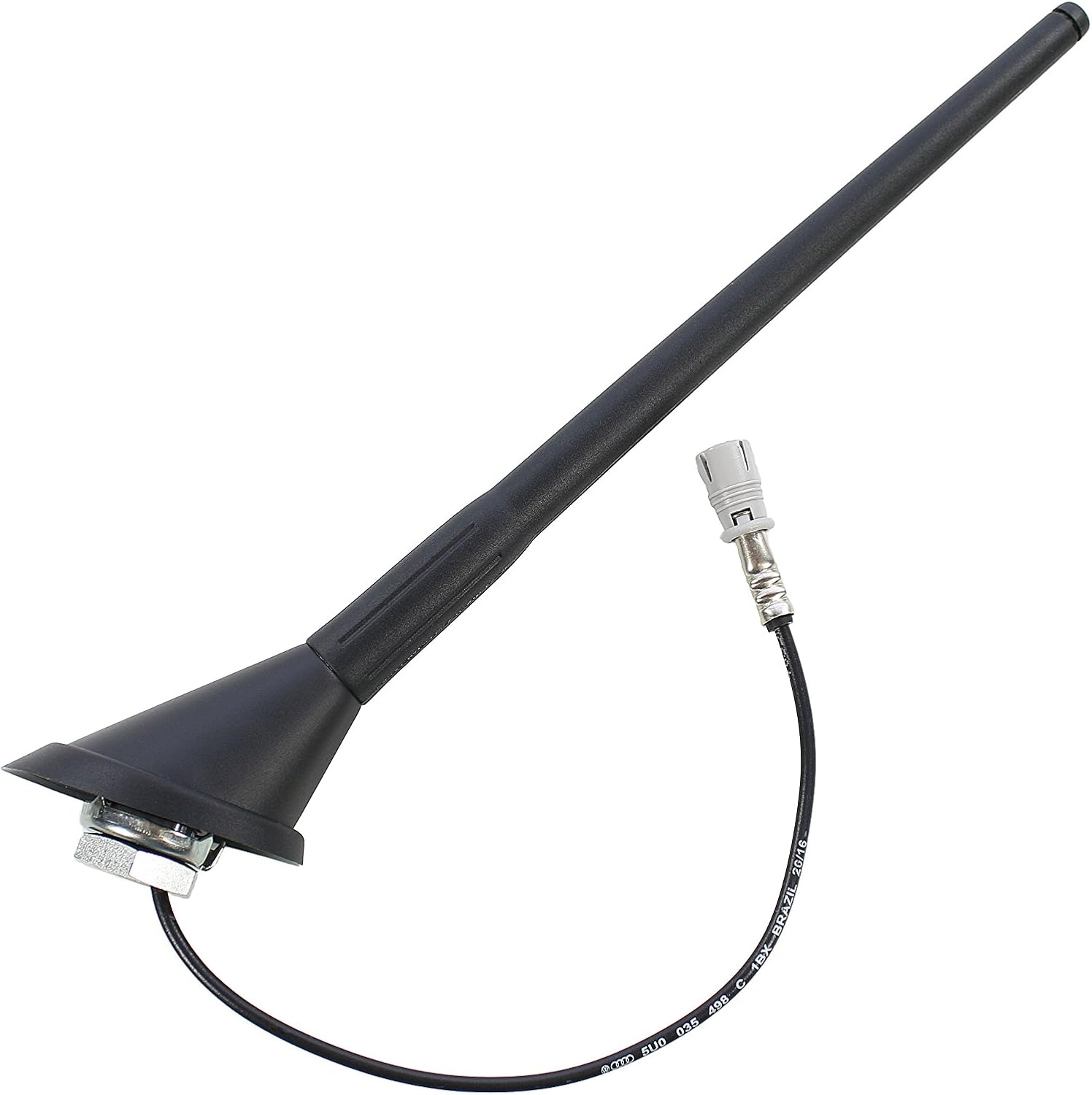 Genuine Antenna Base with 8 Inch Mast for Volkswagen Jetta