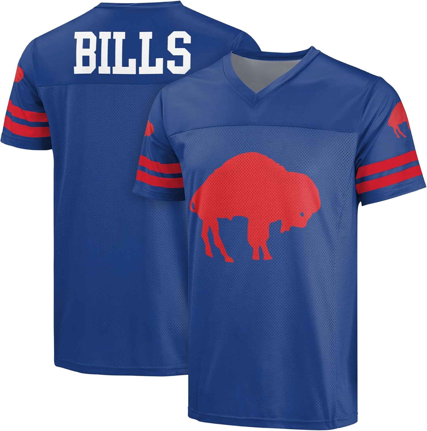FOCO NFL Men's Throwback Retro Primary Logo Game Day Top