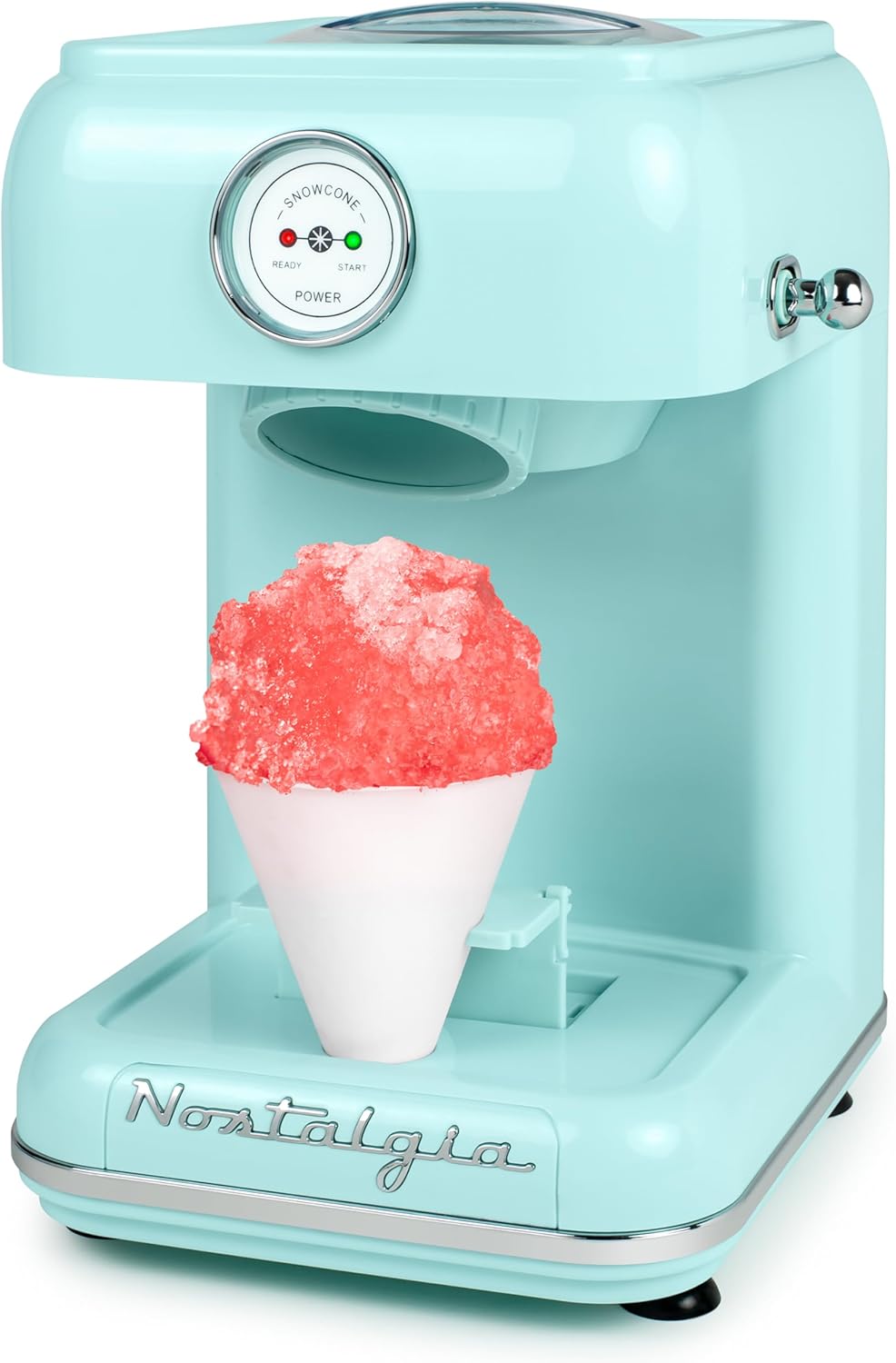 Nostalgia Snow Cone Shaved Ice Machine for Fun Summer Treats