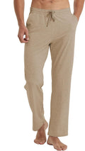 Men's Cotton Yoga Sweatpants for Men - Lightweight Cotton Blend