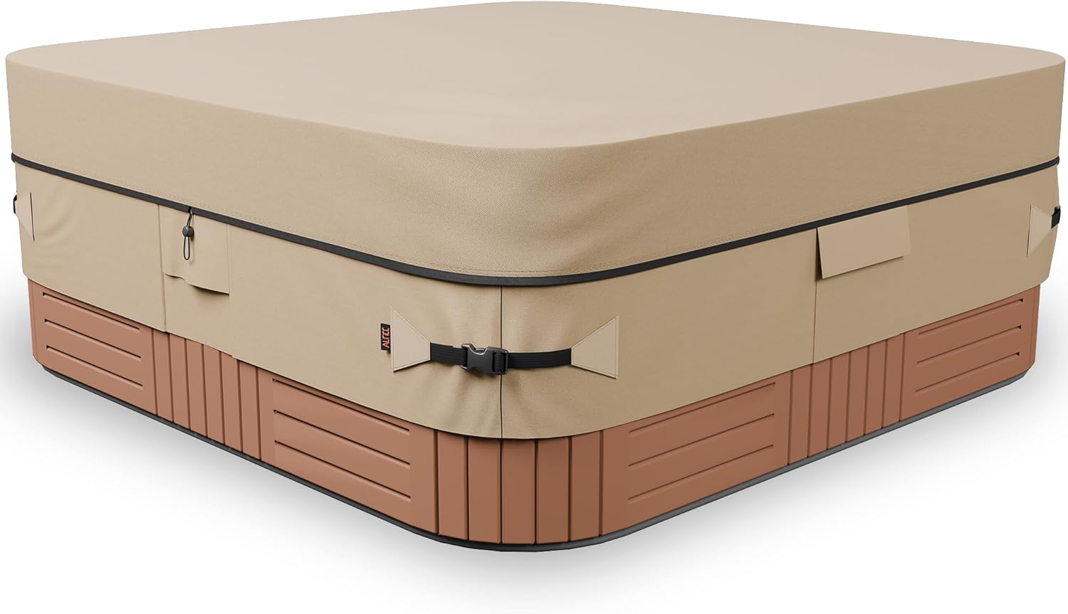 Outdoor Waterproof Hot Tub Cover for 85 x 85 inch Spas