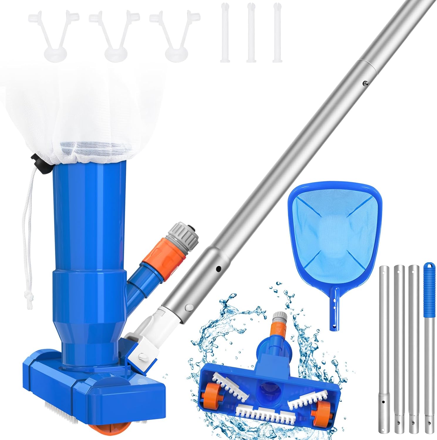 2025 Upgraded Swimming Pool Jet Vacuum Cleaner Kit for Easy Cleanup