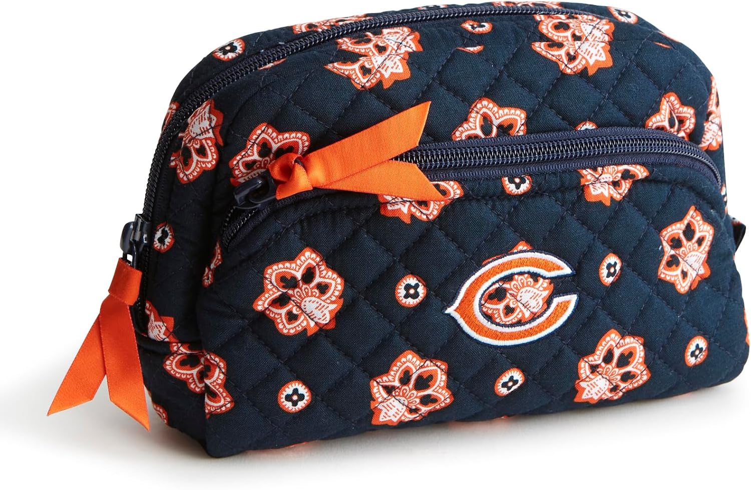 Women's Premium Cotton Medium Cosmetic Bag for Team Spirit