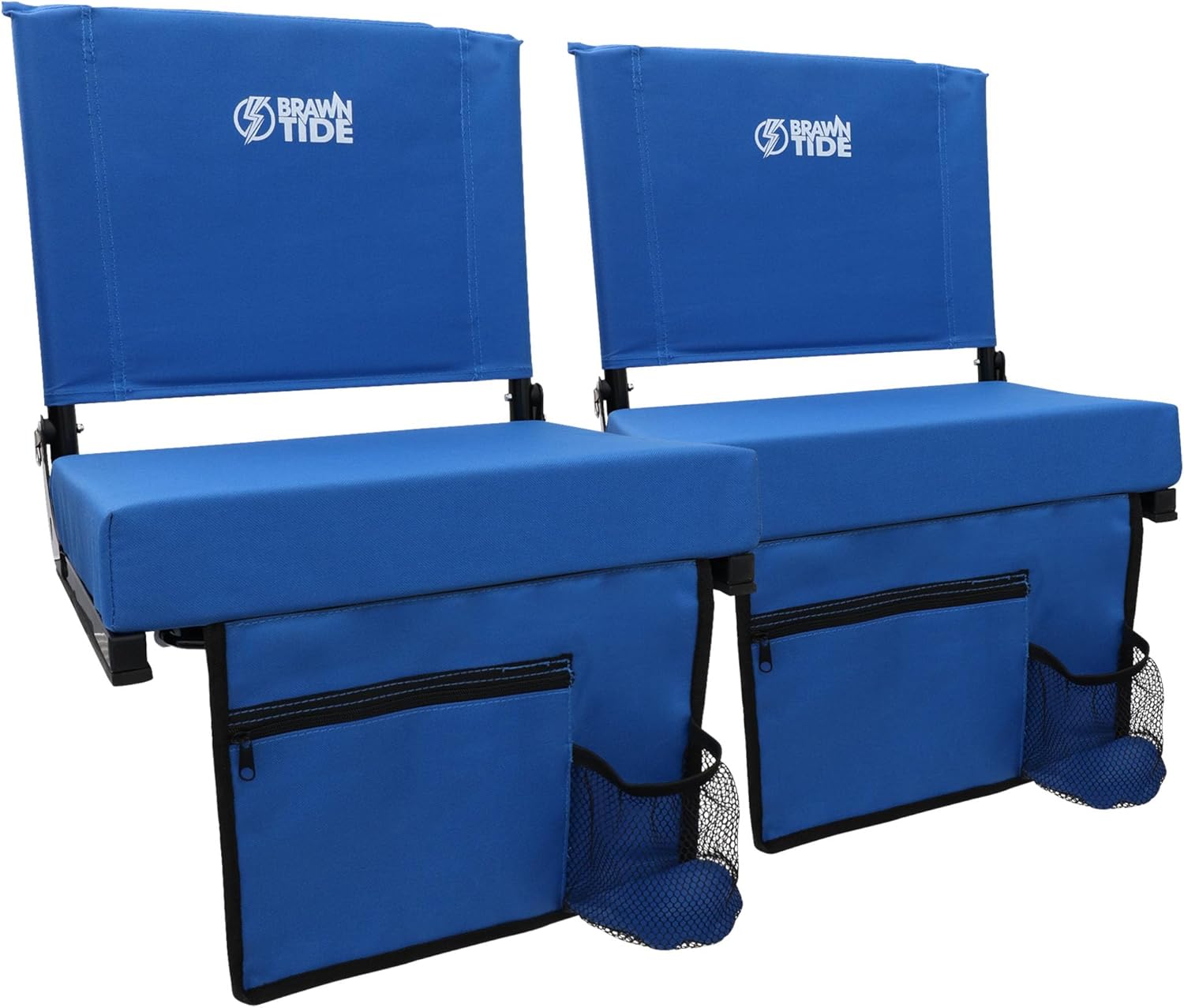 BRAWNTIDE Wide Stadium Seat with Extra Thick Cushion for Comfort