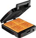 KRUPS 4-Slice Belgian Waffle Maker - Family-Sized, 5 Browning Levels