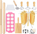 Pasta Maker Tool Set 12 PCS - Complete Home Pasta Kit