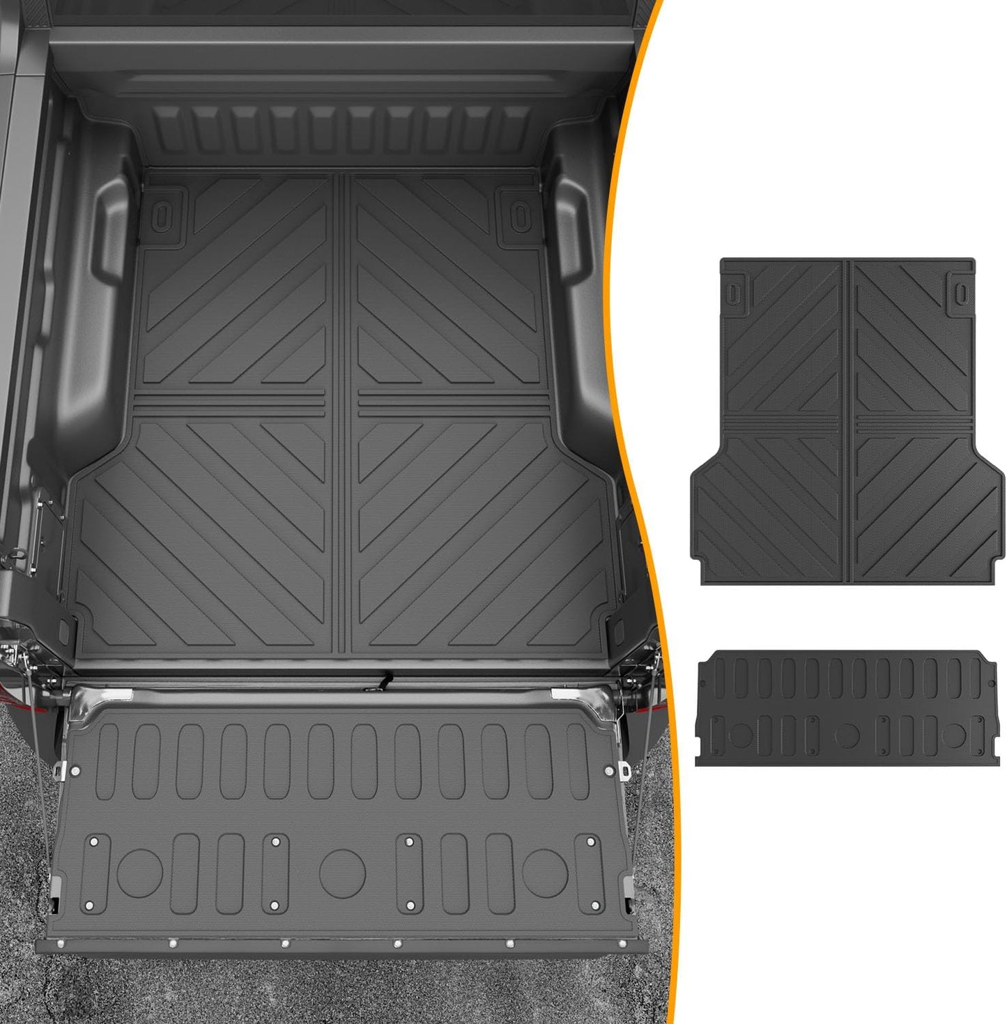 Truck Bed Mat Compatible with 2022-2025 Ford Maverick Models
