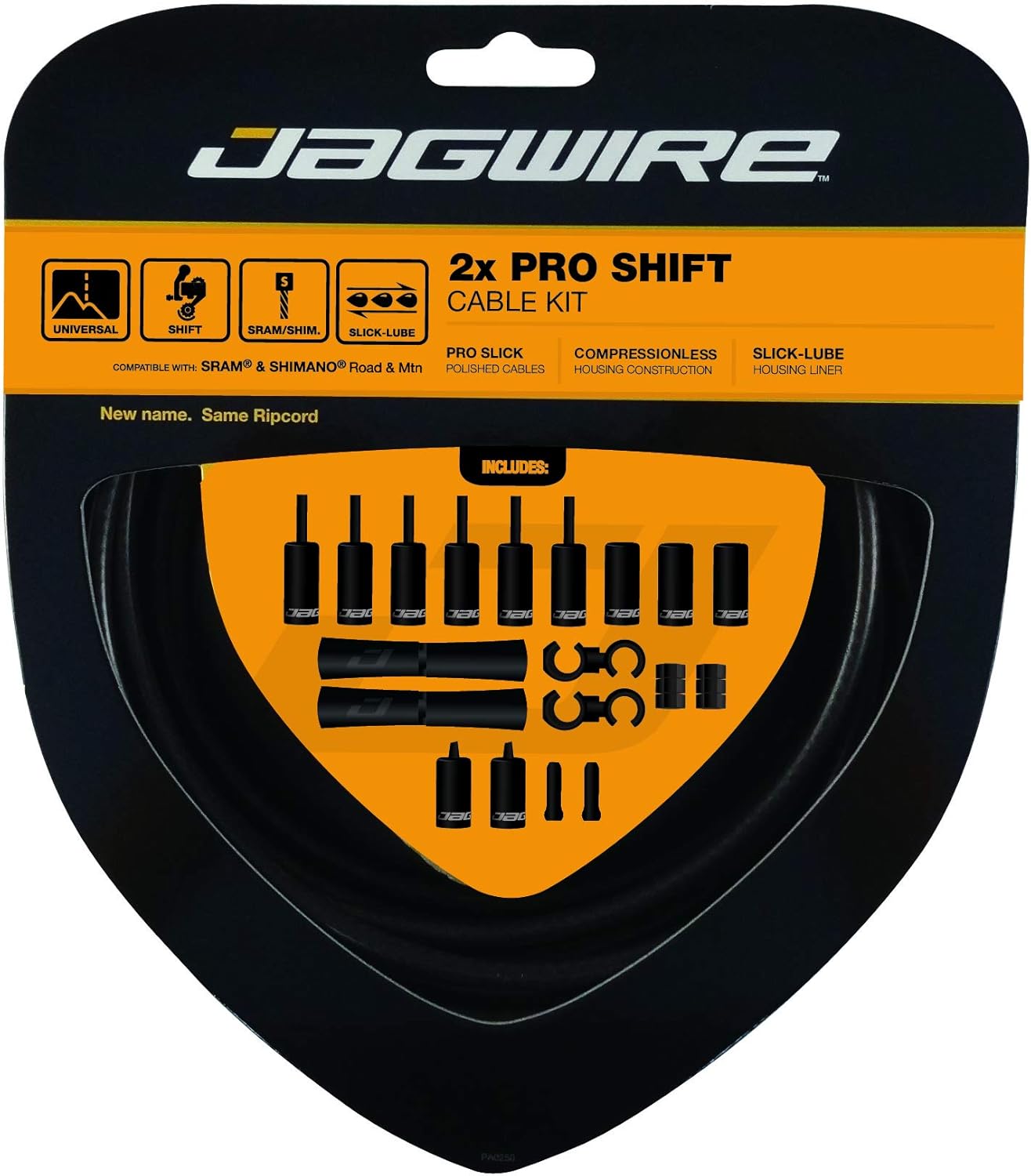 Jagwire 2X Pro Universal Gear Shift Kit for Road and MTN Bikes