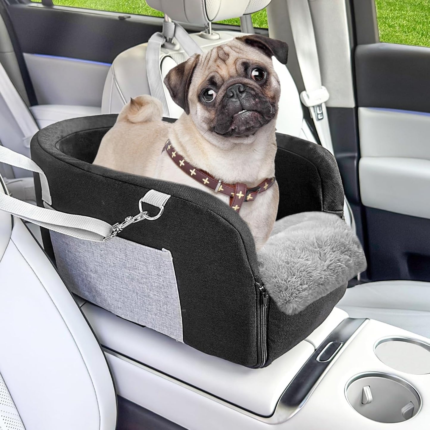 Lepark Portable Dog Console Seat - Travel Safety