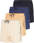 Men's Mesh Athletic Zipper Shorts 4-Pack - Lightweight Performance our