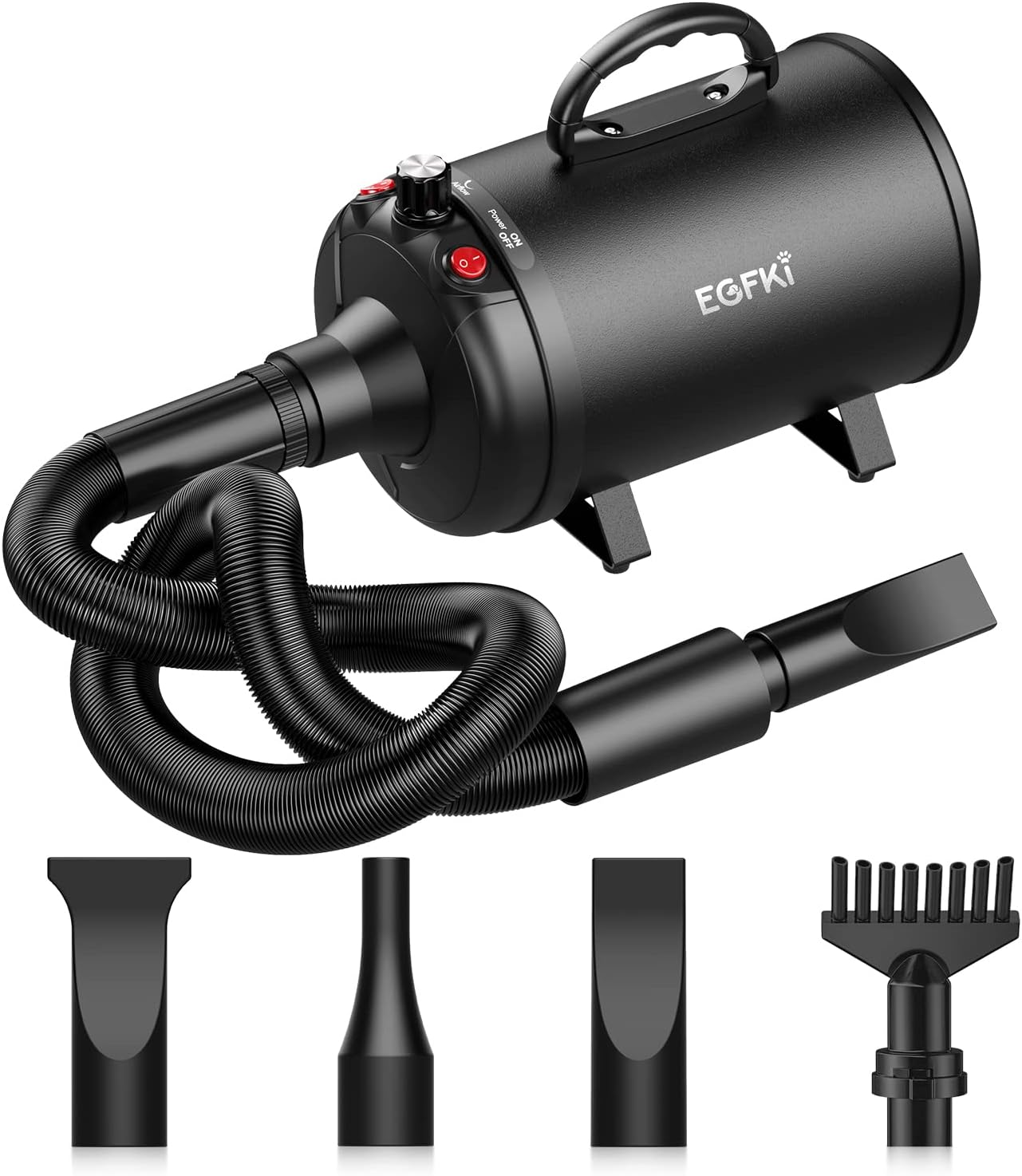 5.2HP High Velocity Dog Hair Dryer - Fast Drying with Heat