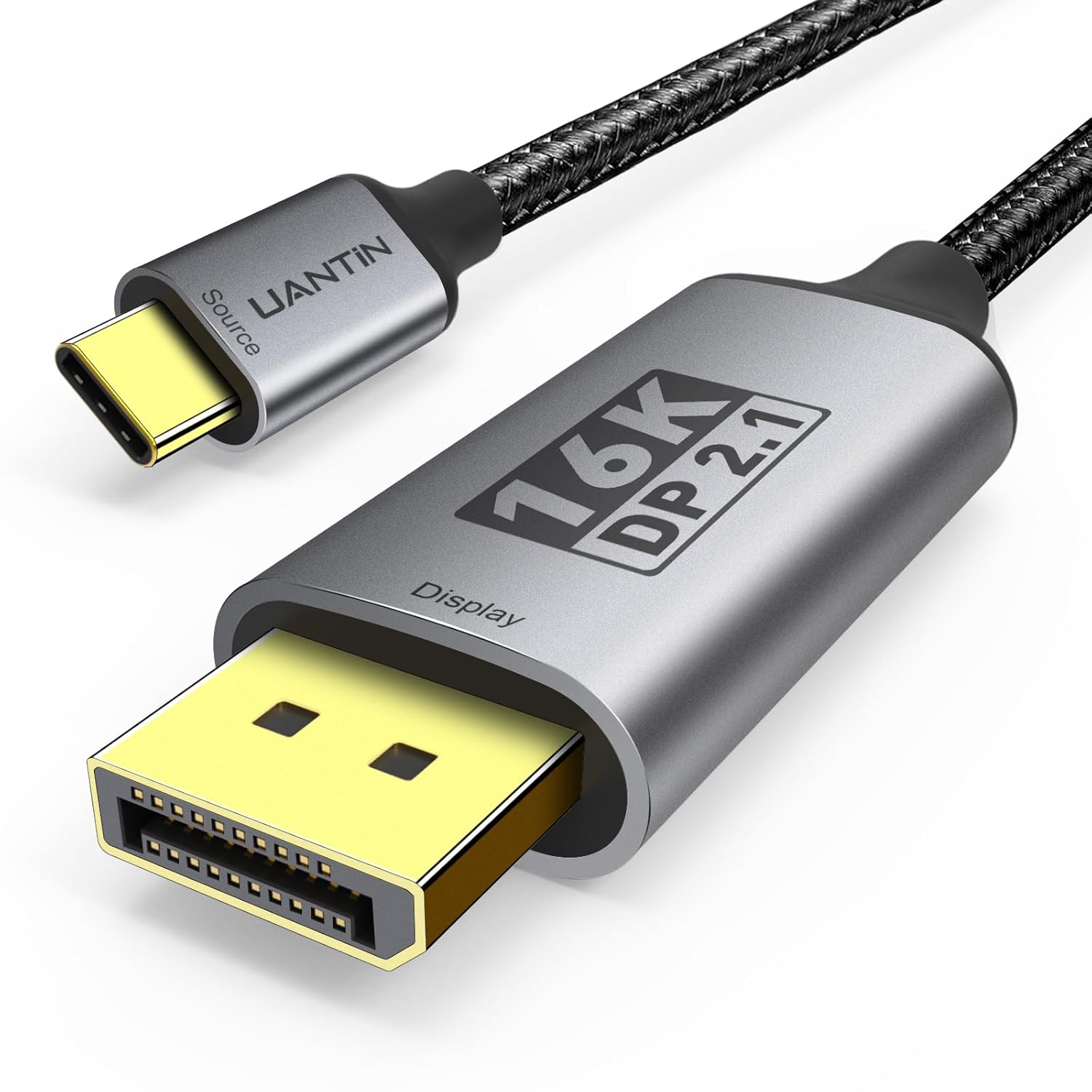 8K Gaming Power: 40Gbps USB-C to DisplayPort Cable | Thunderbolt Compatible