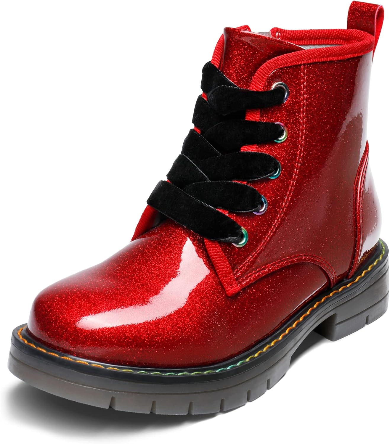DREAM PAIRS Glitter Ankle Boots for Kids - Stylish & Fun