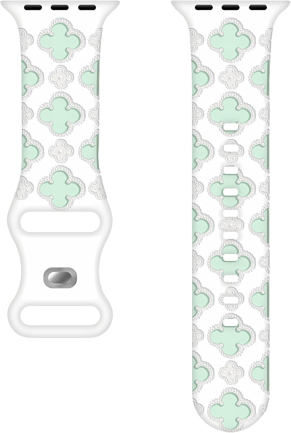 Silicone Luxury Apple Watch Band with Charms