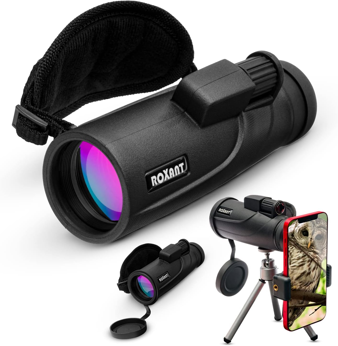 Roxant Falcon Monocular Telescope - 10x42 High Definition Scope