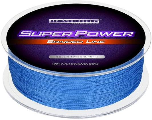 KastKing SuperPower Braided Fishing Line - Zero Stretch & Durable