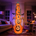 Outvita Halloween Inflatable Stacked Pumpkins 9FT - LED Yard Decor