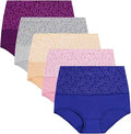 YaShaer Women Underwear High Waist Cotton Briefs for Comfort