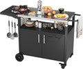 Outdoor Grill Cart with Storage and Foldable Tabletop - Modular Grill