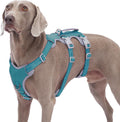 Escape Proof Dog Harness Teal XL - No Pull Reflective Vest
