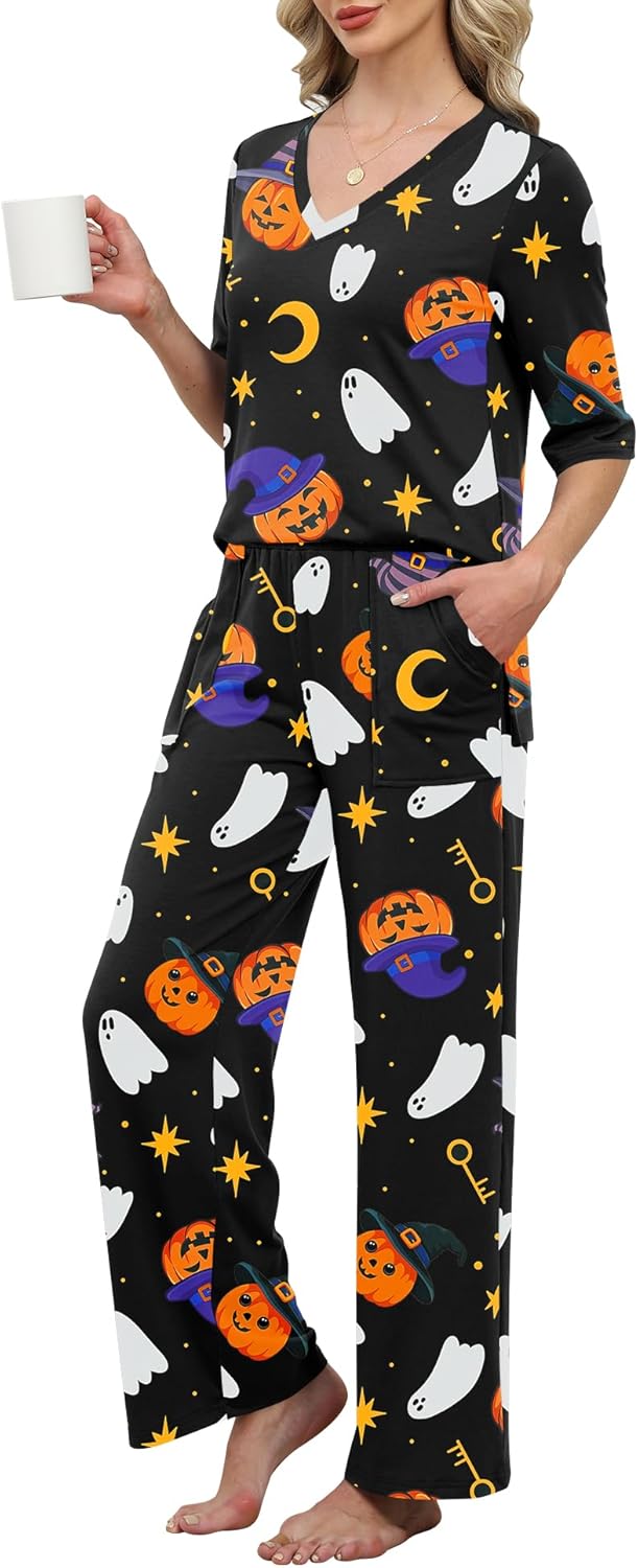 LOMON Women's 2 Piece Lounge Pajama Sets for Comfort and Style