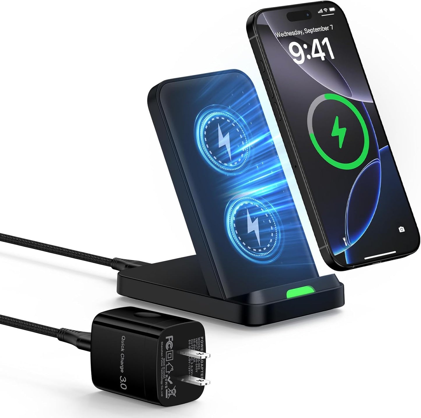 Fast Wireless Charger for Galaxy & iPhone