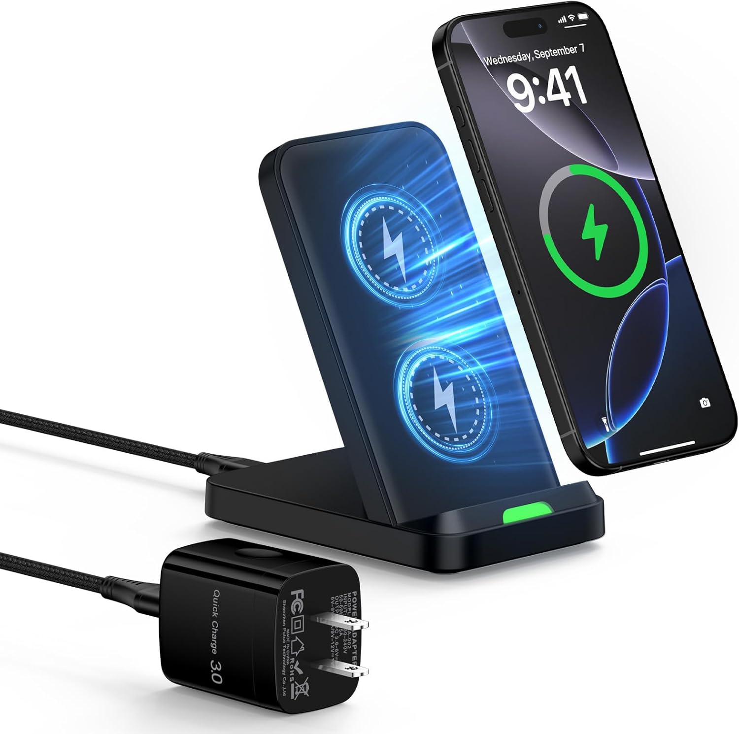 Fast Wireless Charger for Galaxy & iPhone